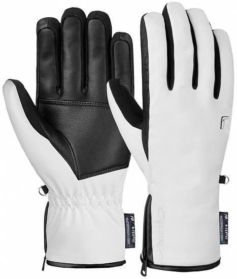 Перчатки женские Reusch Tiffany R-Tex XT White/Black - Фото 1 большая