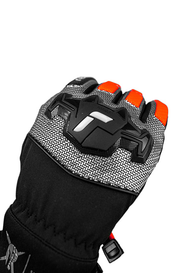 Перчатки мужские Reusch Worldcup Warrior R-Tex XT Black/Silver/Fluo Red - Фото 5 большая