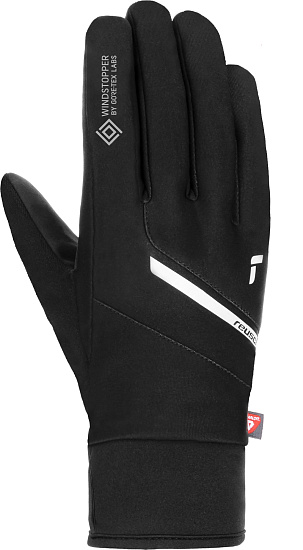 Перчатки мужские Reusch Versa Windstopper Touch-Tec Black/Silver - Фото 1 большая
