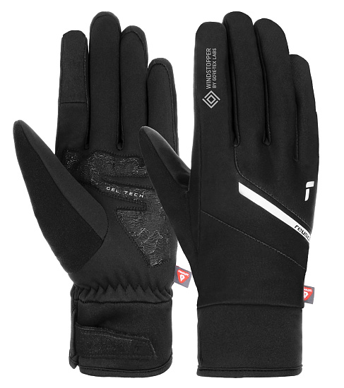 Перчатки мужские Reusch Versa Windstopper Touch-Tec Black/Silver - Фото 3 большая
