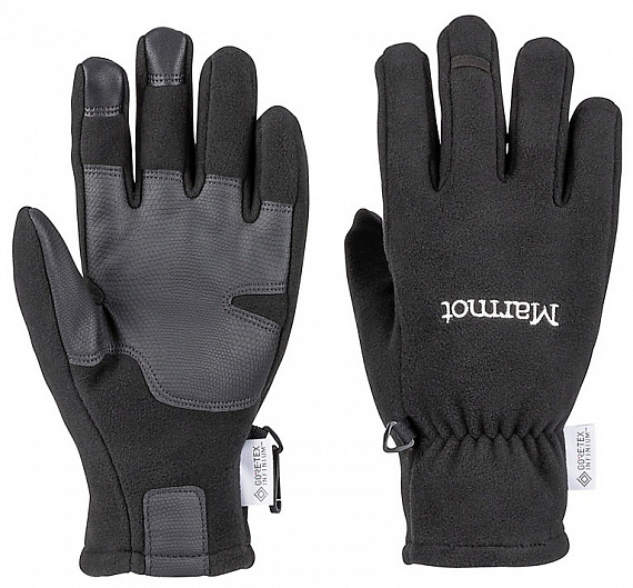 Перчатки женские Marmot Infinium Windstop Black - Фото 1 большая