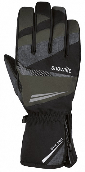 Перчатки мужские Snowlife Comfort DT Black/Grey - Фото 1 большая