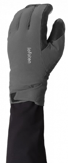 Перчатки Norrona Lofoten Dri1 PrimaLoft 170 Short Phantom - Фото 2 большая