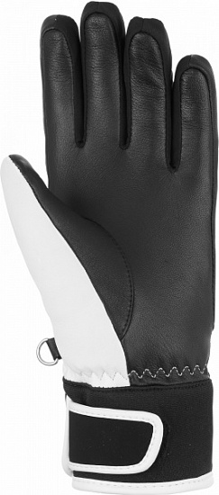 Перчатки женские Reusch Thais White/Black - Фото 2 большая
