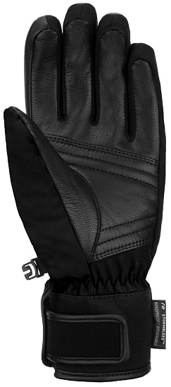 Перчатки женские Reusch Tessa Stormbloxx Black/Gold - Фото 2 большая