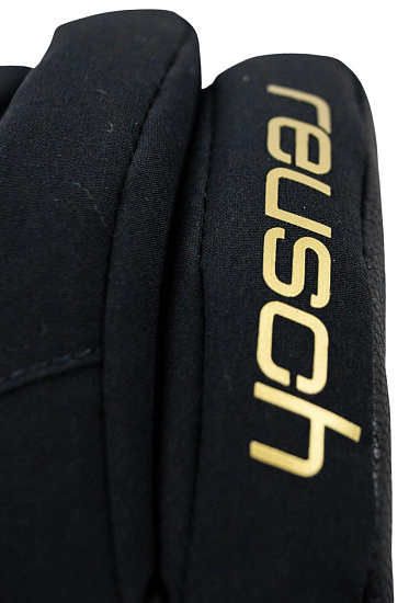 Перчатки женские Reusch Tessa Stormbloxx Black/Gold - Фото 4 большая