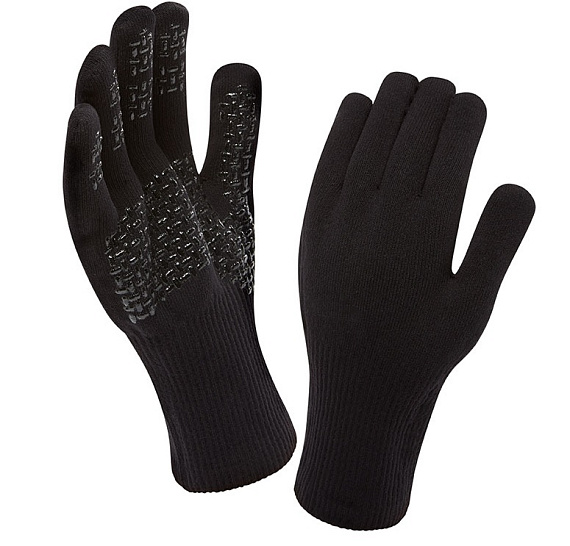 Перчатки унисекс SealSkinz Ultra Grip Glove Black - Фото 1 большая