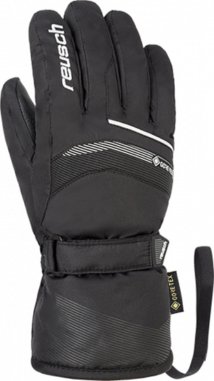 Перчатки детские Reusch Bolt GTX Black/White - Фото 1 большая