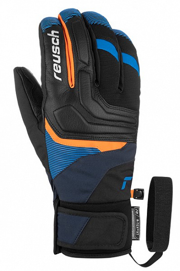 Перчатки Reusch Strike R-Tex Xt Dress Blue/Orange Popsicle - Фото 1 большая