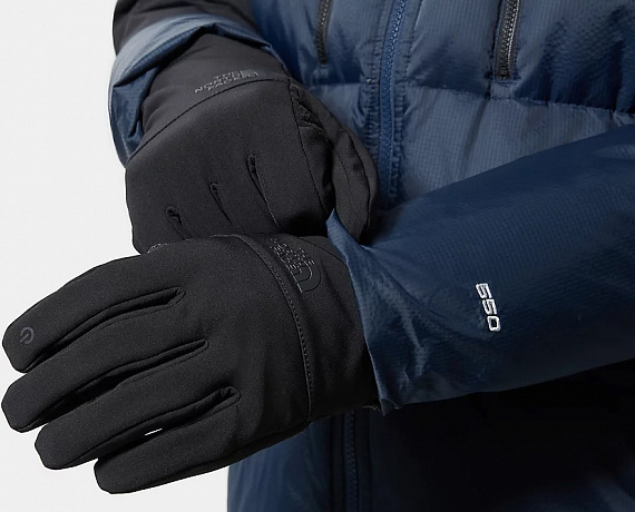Перчатки мужские The North Face Apex Etip TNF Black - Фото 2 большая