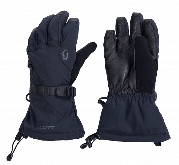Перчатки детские Scott Ultimate Premium Black - Фото 1 большая