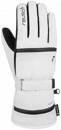 Перчатки Reusch Alison Gore-Tex White/Black - Фото 1 большая