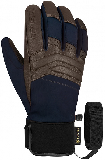 Перчатки Reusch Jupiter Gore-Tex Dress Blue/Coffee Brown - Фото 1 большая