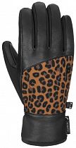 Перчатки Reusch Beatrix R-Tex Xt Black/Brown Leopard