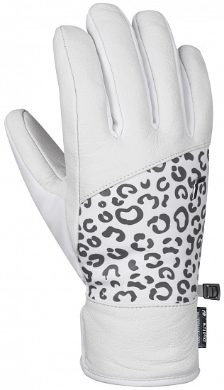 Перчатки Reusch Beatrix R-Tex Xt White/Grey Leopard - Фото 1 большая
