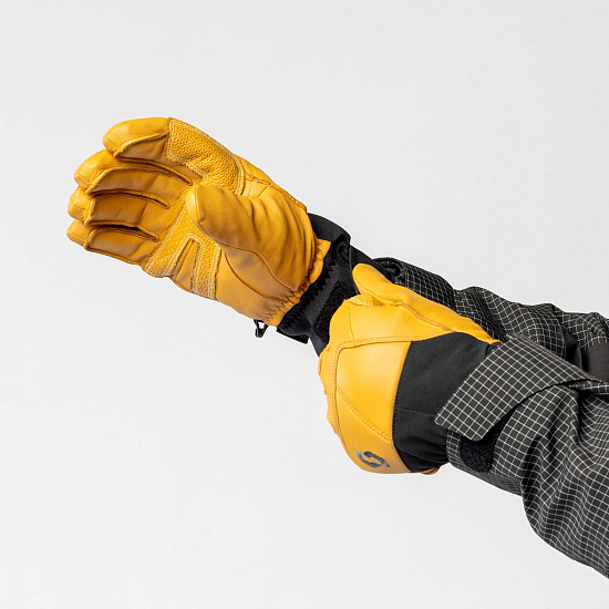 Перчатки Scott Explorair Premium Gtx Natural Brown/Black - Фото 3 большая