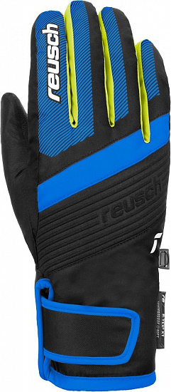 Перчатки детские Reusch Duke R-Tex XT Black/Brilliant Blue/Yellow - Фото 1 большая