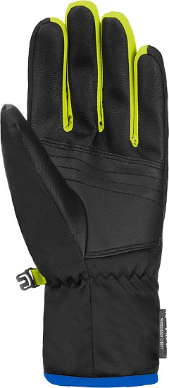 Перчатки детские Reusch Duke R-Tex XT Black/Brilliant Blue/Yellow - Фото 3 большая