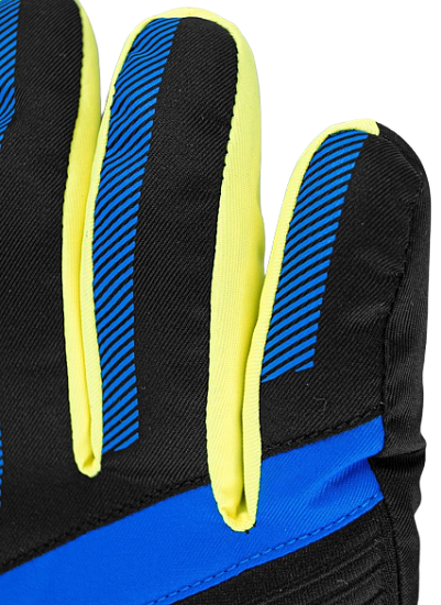 Перчатки детские Reusch Duke R-Tex XT Black/Brilliant Blue/Yellow - Фото 6 большая
