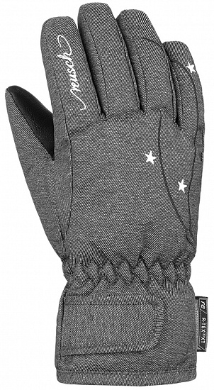 Перчатки детские Reusch Alice R-Tex Xt Black Melange - Фото 1 большая