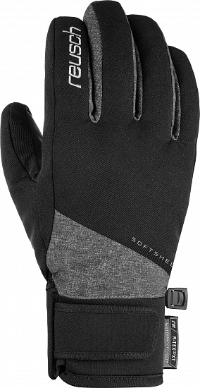 Перчатки женские Reusch Britney R-Tex Xt Black Melange - Фото 1 большая
