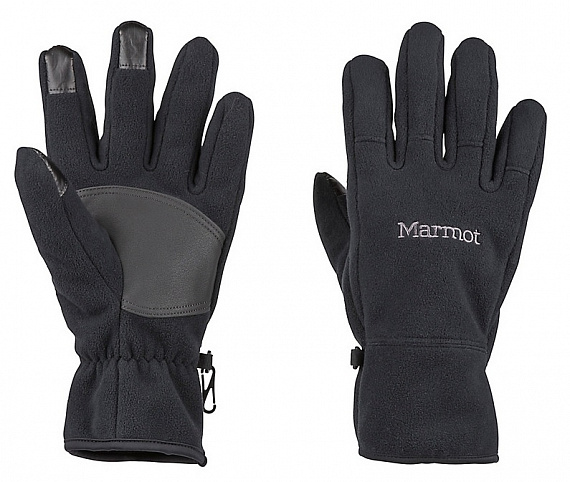 Перчатки мужские Marmot Connect Windproof Black - Фото 1 большая
