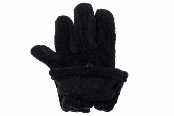 Перчатки детские Jack Wolfskin Fleece Black - Фото 3 большая