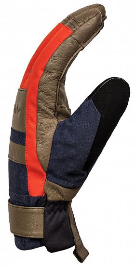 Перчатки мужские Quiksilver Squad Military Olive - Фото 2 большая