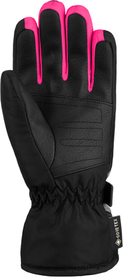 Перчатки детские Reusch Flash GTX Black/Black Melange/Pink Glo - Фото 2 большая