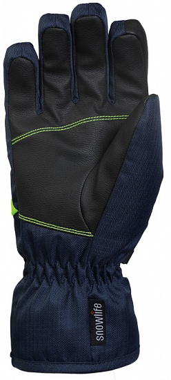 Перчатки детские Snowlife Orion JR DT Navy/Green - Фото 2 большая