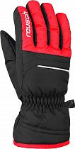 Перчатки детские Reusch Alan Black/Fire Red