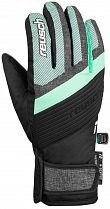Перчатки детские Reusch Duke R-Tex Xt Blck/Blck Mel/Cabbage