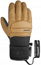 Перчатки мужские Reusch Henrik Kristoffersen Camel/Black