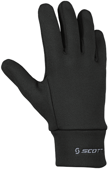 Перчатки Scott Fleece Liner Black - Фото 1 большая