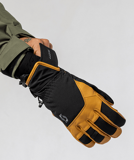 Перчатки Scott Explorair Pro Gtx Natural Brown/Black - Фото 3 большая