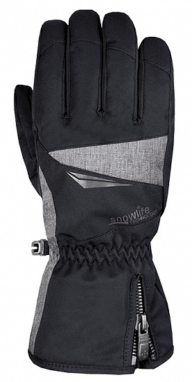 Перчатки мужские Snowlife Apex DT Black/Grey - Фото 1 большая