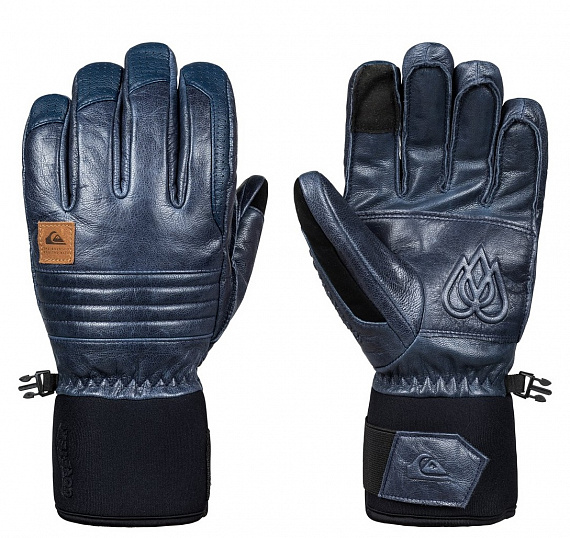 Перчатки мужские Quiksilver Travis Natural Gore-Tex® Snowboard/Ski Dress Blues - Фото 1 большая