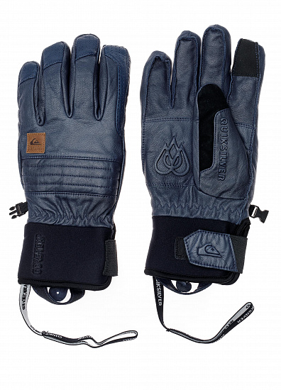 Перчатки мужские Quiksilver Travis Natural Gore-Tex® Snowboard/Ski Dress Blues - Фото 3 большая