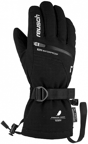 Перчатки детские Reusch Lando R-Tex Xt Black/Silver - Фото 1 большая