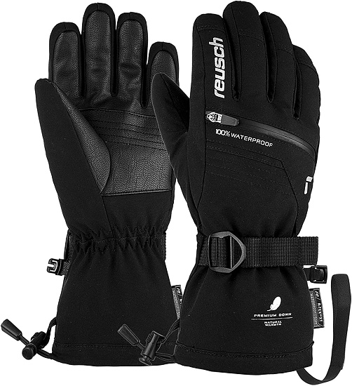 Перчатки детские Reusch Lando R-Tex Xt Black/Silver - Фото 2 большая