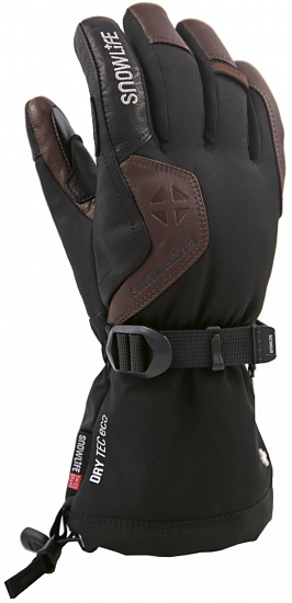 Перчатки Snowlife Capricorn DT Eco Glove Black/Brown - Фото 1 большая