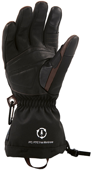 Перчатки Snowlife Capricorn DT Eco Glove Black/Brown - Фото 2 большая