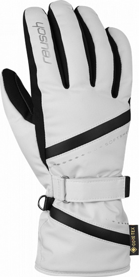 Перчатки женские Reusch Alexa GTX White/Black - Фото 1 большая
