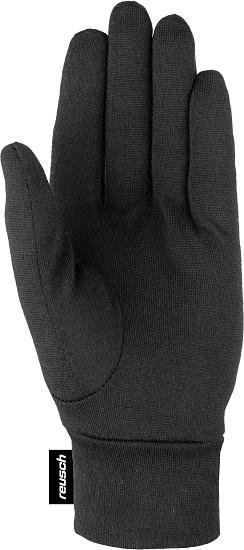 Перчатки Reusch Merino Wool Conductive Black - Фото 3 большая