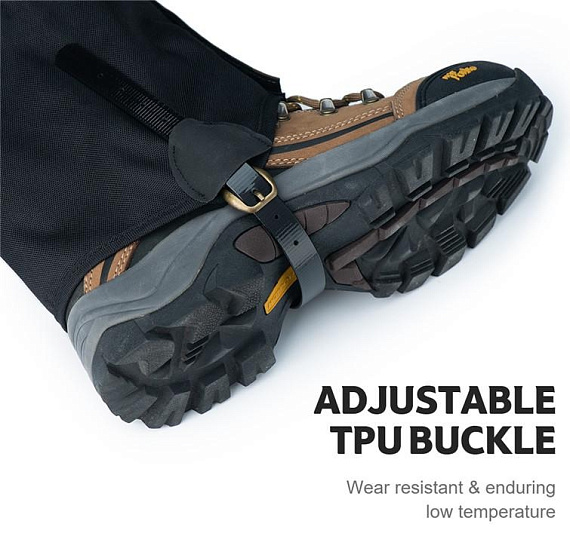 Гамаши Naturehike Snow Leopard Night Black/Basic - Фото 2 большая