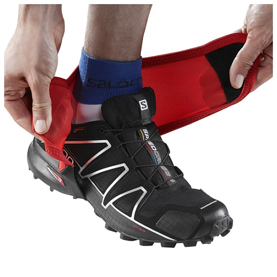 Гетры Salomon Trail Gaiters Low Bright Red - Фото 2 большая