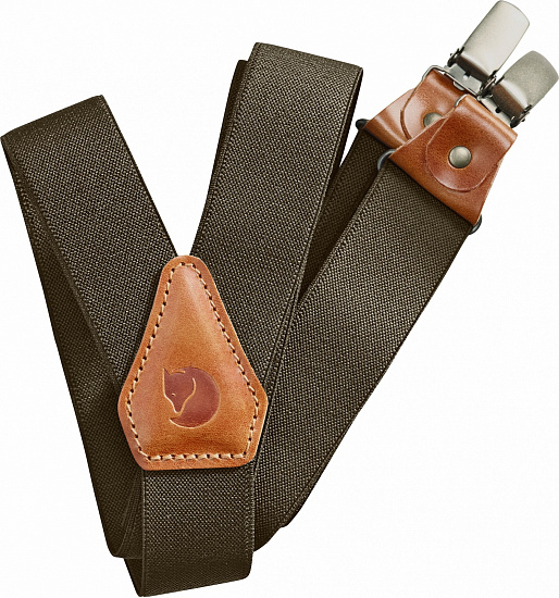 Подтяжки Fjallraven Singi Clip Suspenders Dark Olive - Фото 2 большая