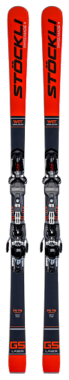 Горные лыжи Stockli Laser Wrt Gs Fis с креплениями WRT 16 FF - Фото 1 большая
