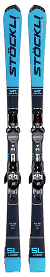 Горные лыжи Stockli Laser WRT SL FIS с креплениями WRT 12 FF Blue 155-165 - Фото 1 большая