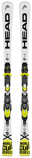 Горные лыжи Head WC Rebels i.SL RP EVO 14 White/Bl с креплениями FF Pro 14 BRAKE 85[D] - Фото 1 большая